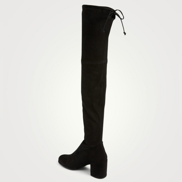 Stuart Weitzman black suede Tieland over-the-knee boots - size 9 - Picture 5 of 16